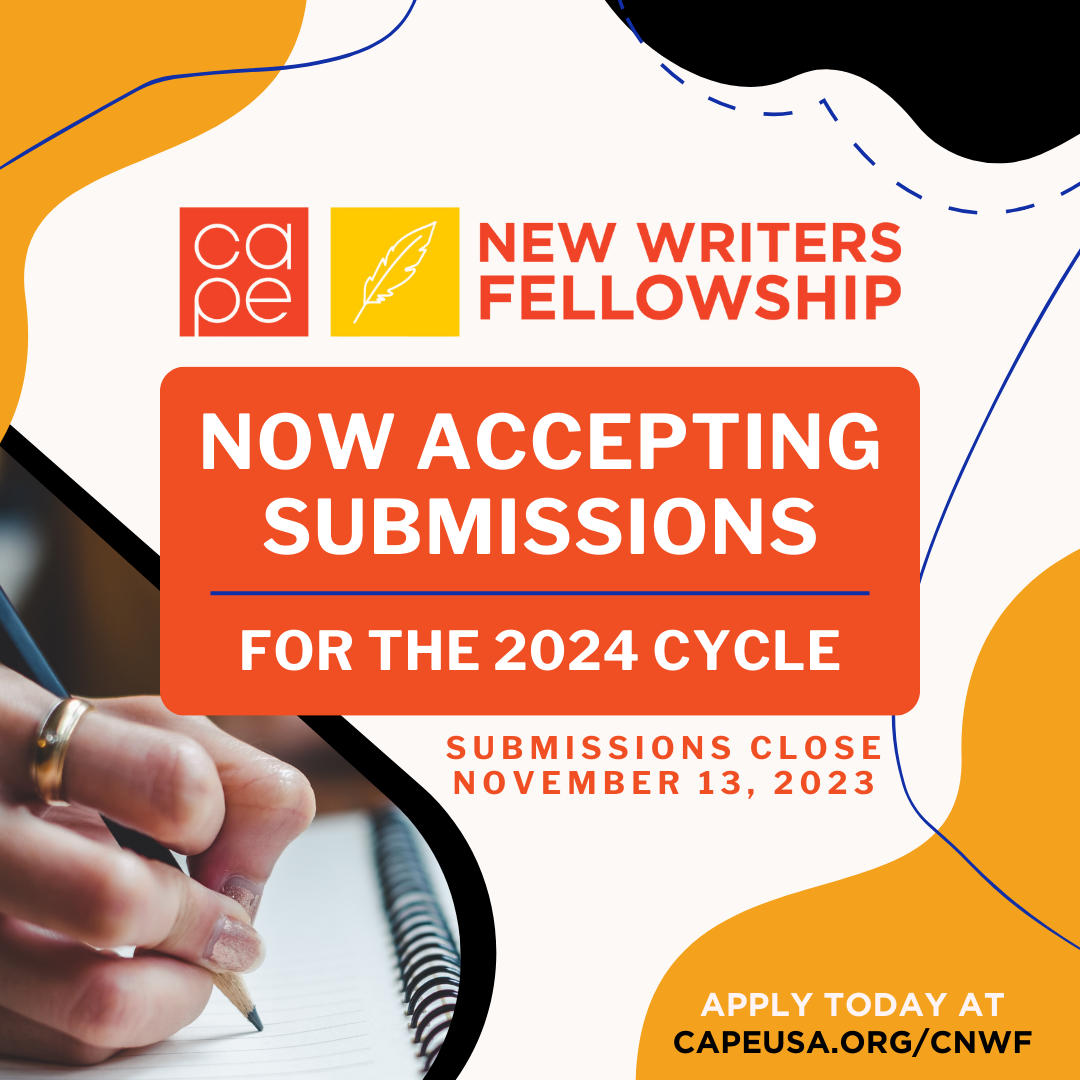 CAPE New Writers Fellowship now accepting submissions | Academy for ...